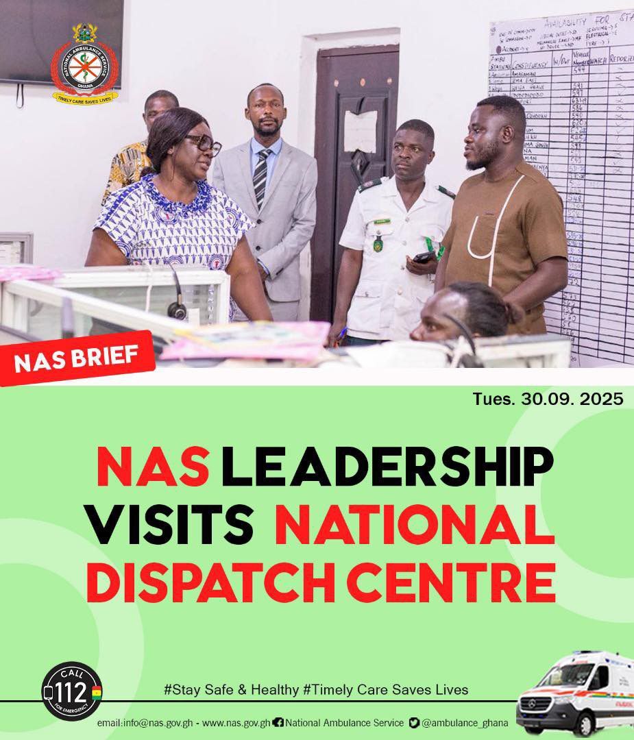 NAS Leadership Undertakes Strategic Visit to National Dispatch Centre