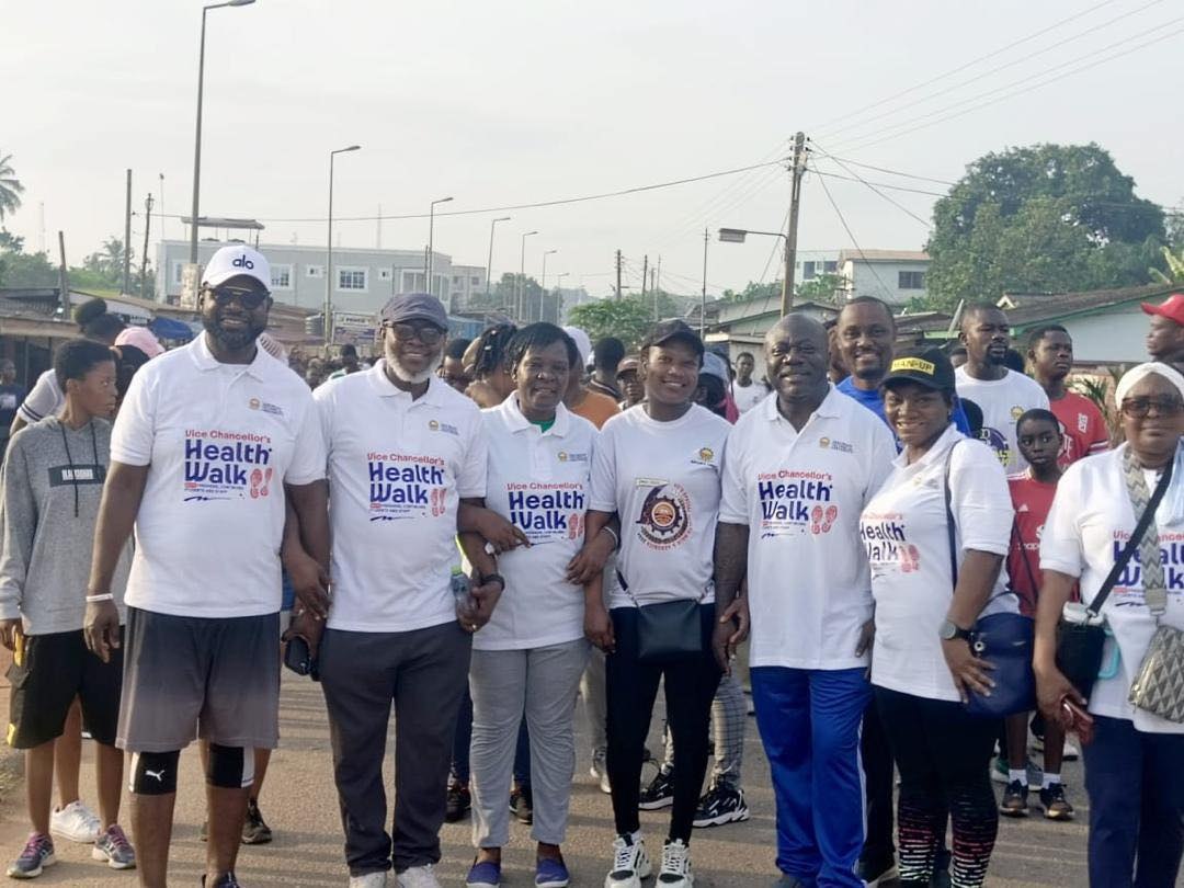 🚶🏽‍♂️🚑 NAS CEO Joins TTU Vice-Chancellor’s Health Walk in Takoradi 🚑🚶🏽‍♀️