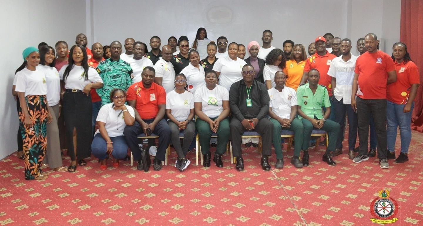 National Ambulance Service Trains Over 50 YEA Staff in Basic Life Support