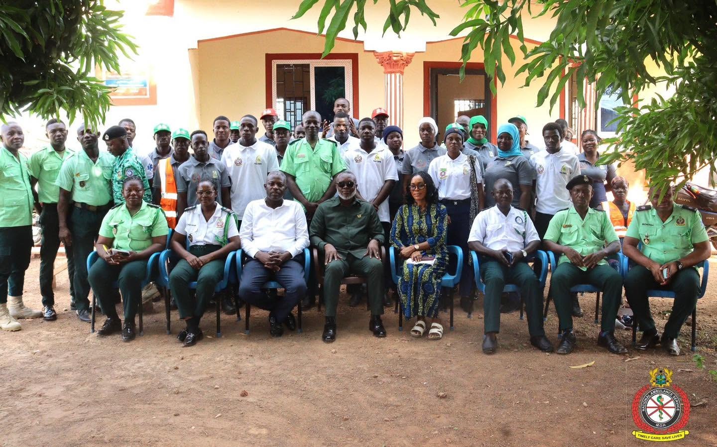 NAS CEO Visits Wulensi And Kpandai Ambulance Stations To Assess Operations And Engage Staff
