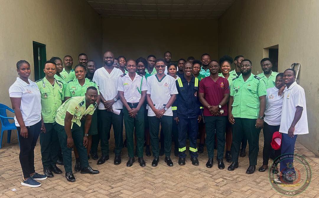 Bono Regional NAS Strengthens EMT Capacity Through CPD Training for Dormaa Central and Tain District Personnel