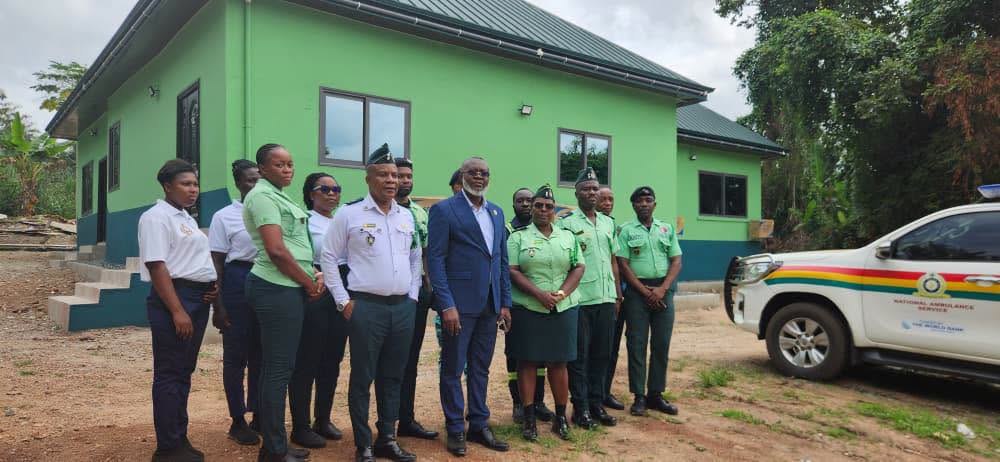 NAS CEO Inspects Near-Completed Volta Regional Administration and Dispatch Centre