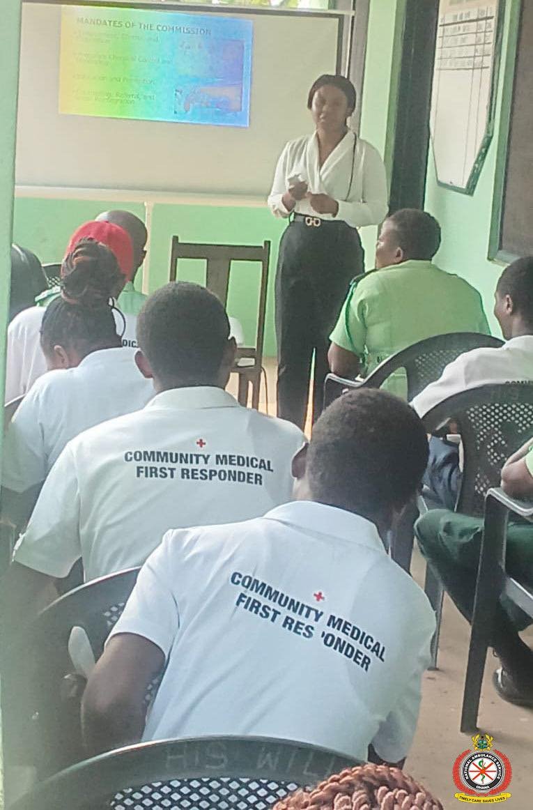 Narcotics Control Commission Visits NAS Sogakope Station