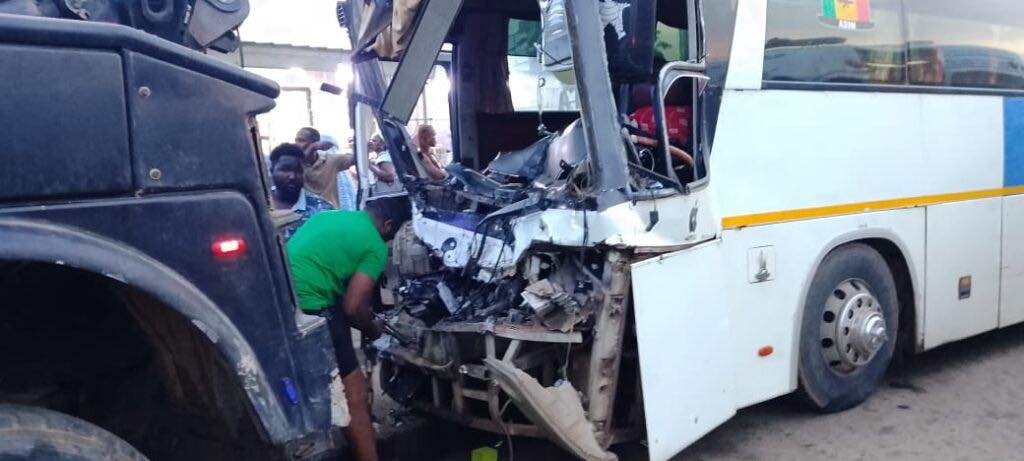 NATIONAL AMBULANCE SERVICE RESPONDS TO ROAD TRAFFIC ACCIDENT AT KWASHIEMAN