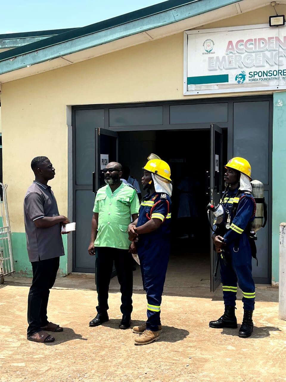 NAS Undertakes Joint Simulation Exercise with Volta Regional Hospital and Nursing Trainees