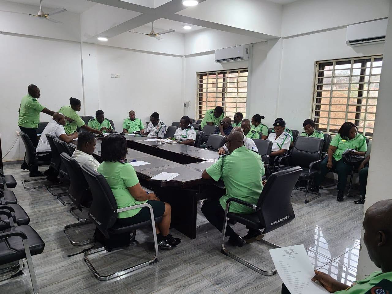 Greater Accra NAS Station Managers Meet to Strengthen Emergency Service Delivery