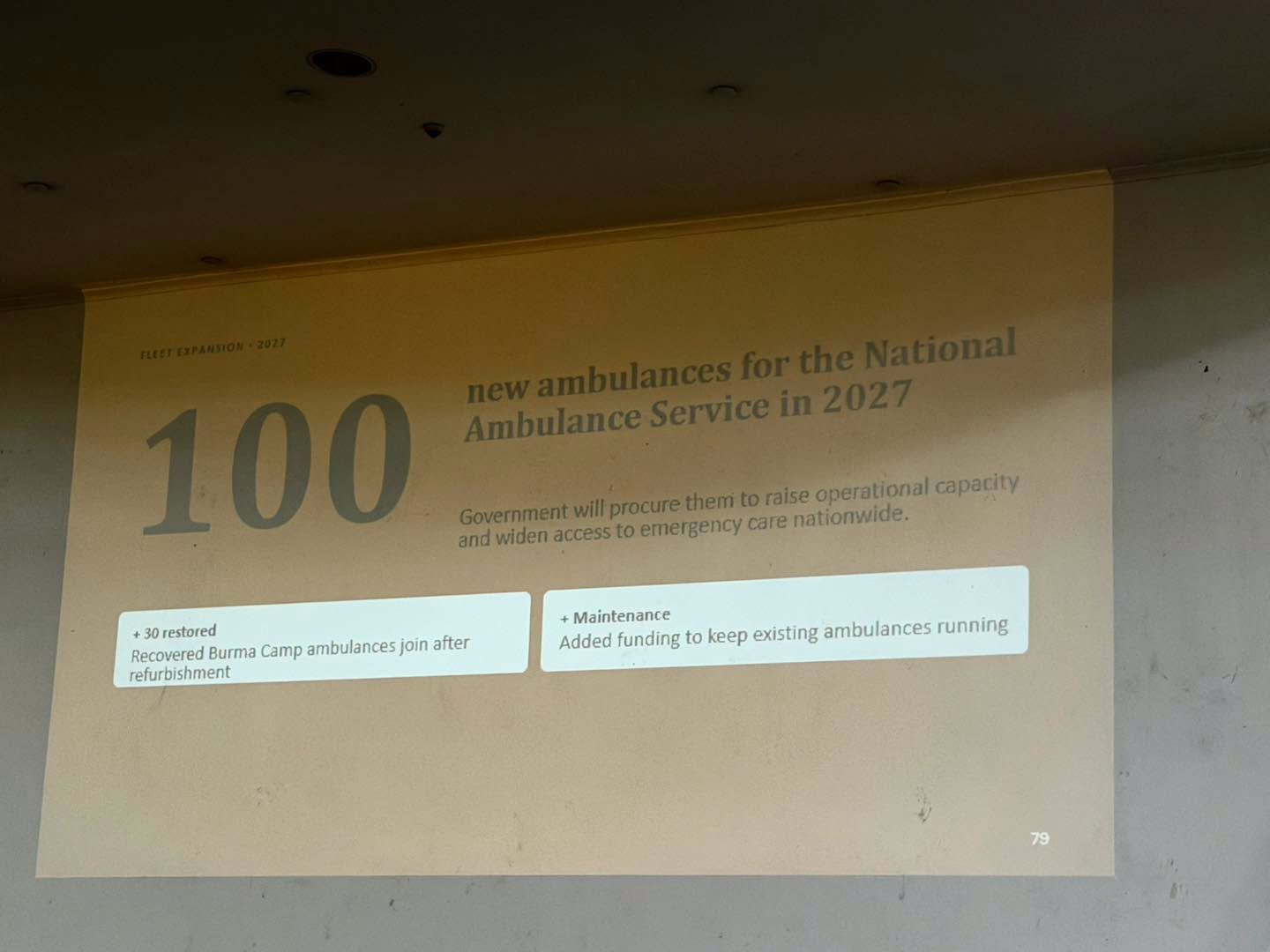 NAS CEO Joins Health Sector Stakeholders for Health Sector Update Engagement